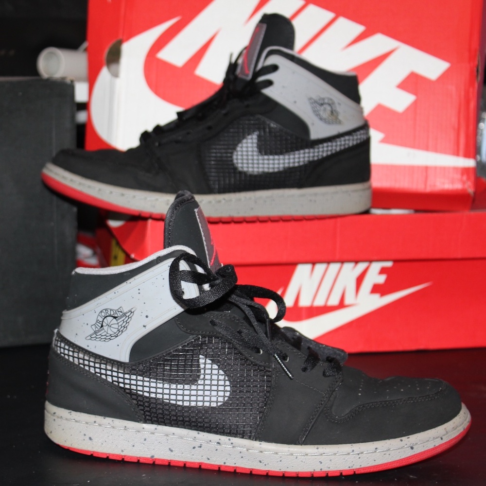Nike Jordan 1 Retro 89 Black Cement 599873-003